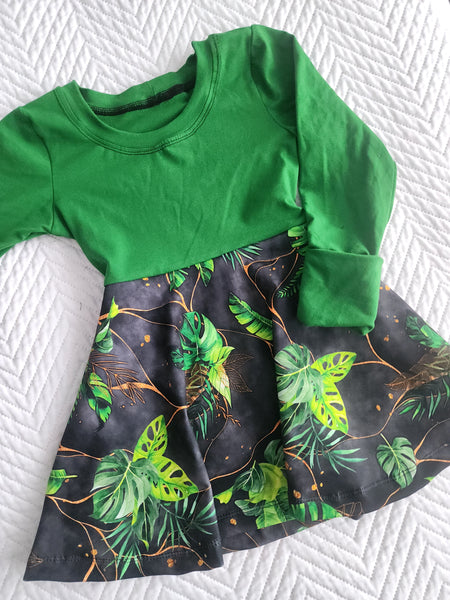 Robe 4-7ans - Monstera Deliciosa