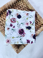 Tuque à pompom - Pivoines