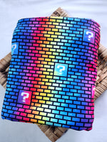 Tuque à pompom - Brick rainbow