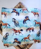 Tuque à pompom - Chevaux