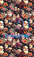 Leggings - Pokarcanine fleuris