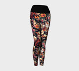 Leggings - Pokarcanine fleuris