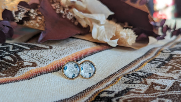 Boucle d'oreilles - Fonds marins