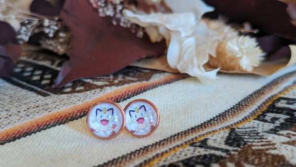 Boucle d'oreilles - Chat