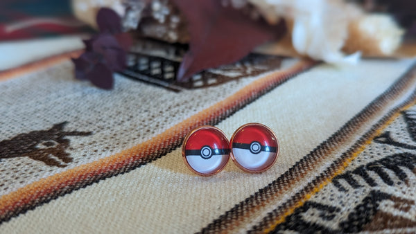 Boucle d'oreilles - Poké ball