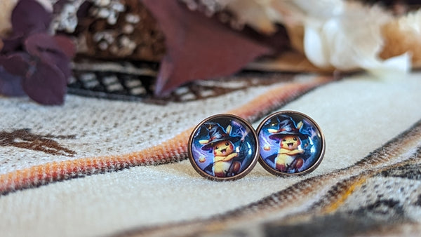 Boucle d'oreilles - Souris Halloween