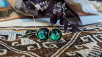 Boucle d'oreilles - Plante Alocasia