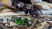 Boucle d'oreilles - Plante verte