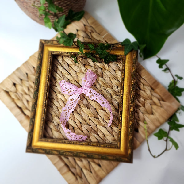 Boucle - Dentelisé Rose