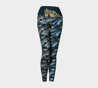Leggings - Bebe vert galaxie