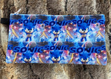 Étui à crayon - Hérisson bleu